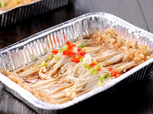 蒲城锡纸烤金针菇
